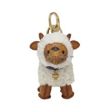 Fashion leather keychain sheep keychain best wholesale websites key ring images