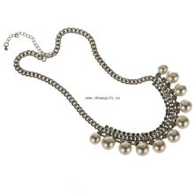 Fashion Pendant Hot Women Chain Collar Bib Pearl Necklace images