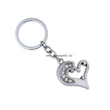 Hot selling heart keychain cheap wholesale keychains custom logo key chain images