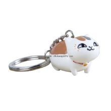 Love forever christmas jewelry 3d cat keychain custom key ring images
