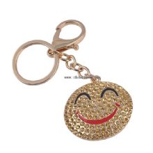 Mini smile face keychain womens key chains gift Keychain acceaasory images