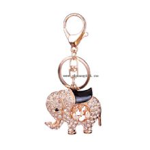 New charm wholesale elephant ring holders rhinestone keychain gift images
