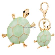 New charming tortoise keychain crystal rhinestone keychain bag key ring images