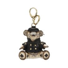 New key chain ring bear keychain genuine leather car keychain images