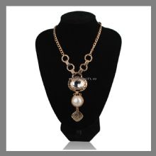 Vintage style crystal necklace alloy custom pendant images
