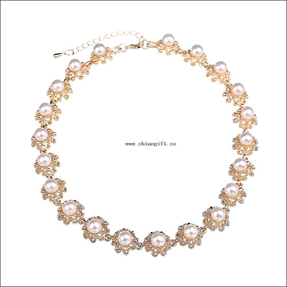 Factory hot sale pearl ring necklace