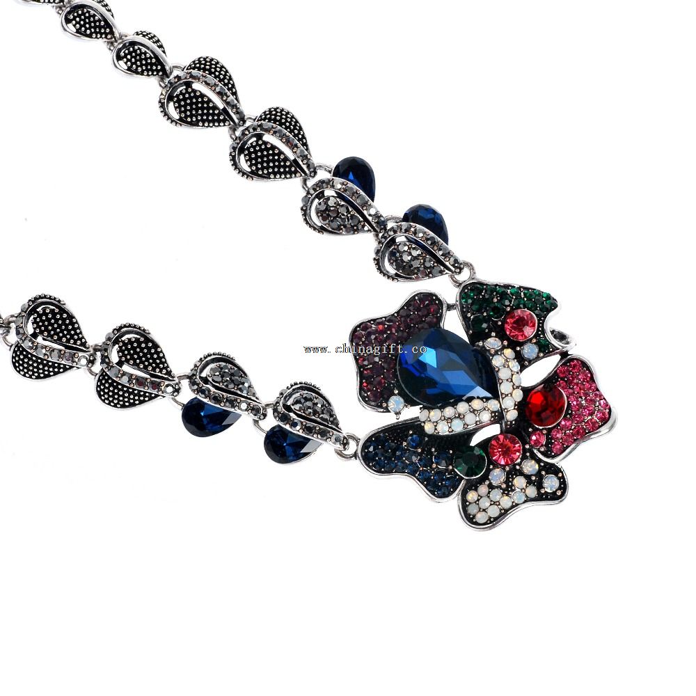 Mode Luxus Diamant Frau Halskette design