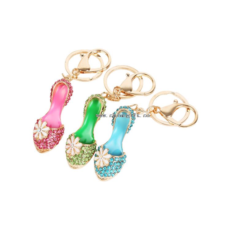 Produits chauds top 20 haut talon chaussure keychain porte-clés en gros pas cher