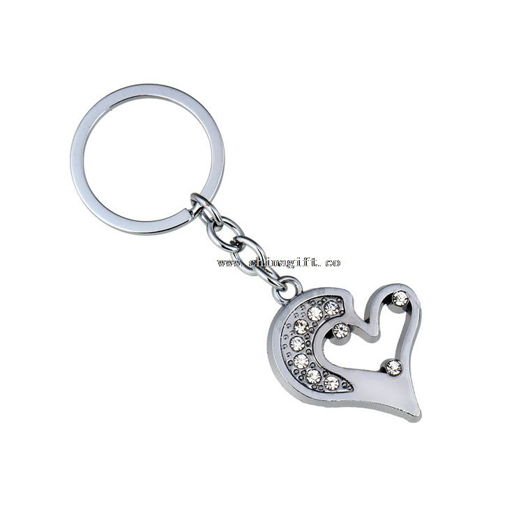 Fierbinte de vânzare inima keychain Breloci en-gros ieftine logo personalizat lanţ cheie