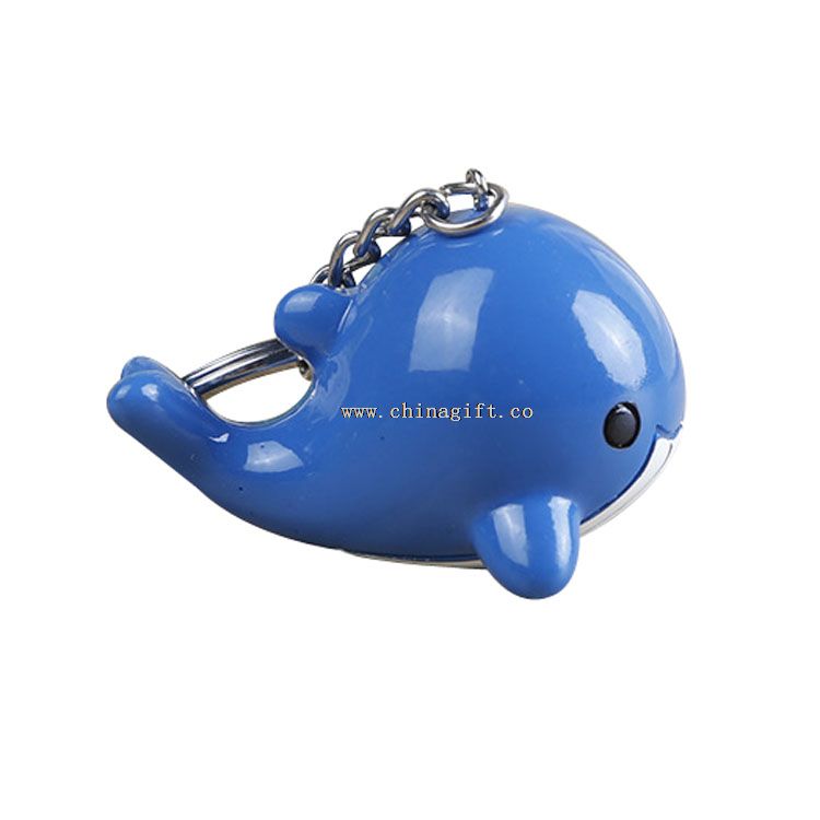 Paus indah hewan keychain item hadiah baru untuk 2016 resin gantungan kunci