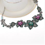 2016 restaurering modekedja diamond flower halsband images