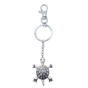 Χελώνα crystal keychain χελώνα rhinestone ΜΠΡΕΛΟΚ τσάντα ασημένια κοσμήματα πολύτιμ images