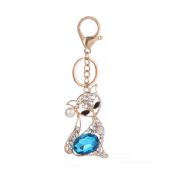 Cheap custom key chain metal rhinestone keychains key chain ring images