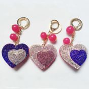 Billiga strass nyckelring jeweled strass nyckelringar för womens väska dekoration images