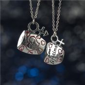 Collier pendentif en forme de tasse, tasse charm Necklace images