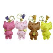 Niedliche personalisierte Schlüsselanhänger Katze Keychian für Tasche penddant images