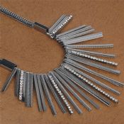 Exaggerate metal needle design vanguard smart necklace images