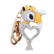 Fancy fox indah rhinestone keychain hal baru Grosir barang dari Cina images