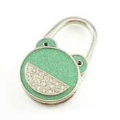 Fashion frog shaped metal foldable bag hanger images