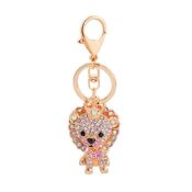 Mody lion zwierząt keychain hurtownia alibaba rhinestone pęku kluczy images