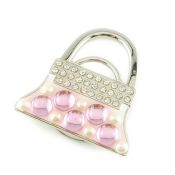 Moda metal katlanabilir mücevherli çanta askısı images