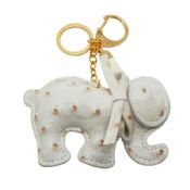 Fashion New design Cheap keyring wholesale leather elephant shape keyring images