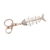 Ikan gantungan kunci kristal keychain fishbone gantungan kunci hal baru barang dari Cina images