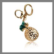 Gold crystal custom keychain homemade images