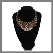 Gold plated necklace fashion wide pendant images