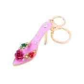 High heel shoe keychain love gift rhinestone keyring wholesales images