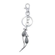 Keychain حیوانات دوست داشتنی موش rhinestone کامل keychain کریستال images