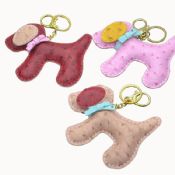 Leder Schlüsselanhänger Tier Leder Keychain benutzerdefinierte Hund Schlüsselbund zu machen images