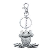 Nowe Nowość 2016 crystal pęku kluczy żaba urok rhinestone keychain images