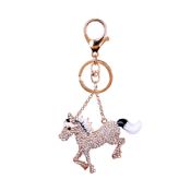 New arrival horse gifts keyring wholesales crystal rhinestone keychain images