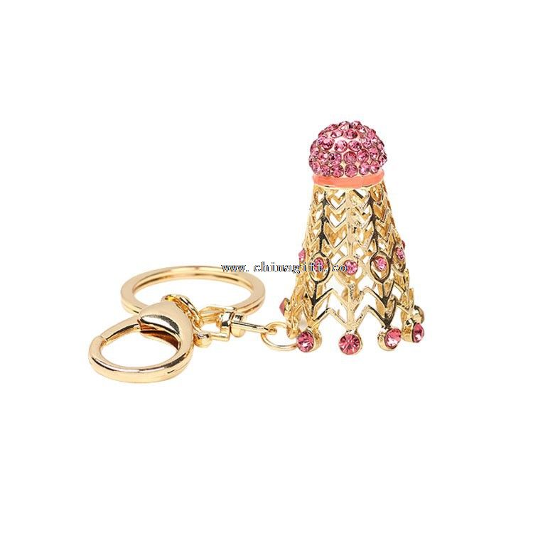 بدمینتون keychain فلزی keychain keychain rhinestone