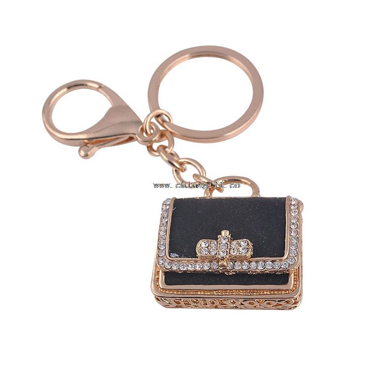 New gifts custom key holder bag metal keychain for hangbag car keychain