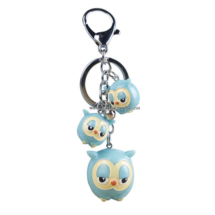 Nové horké prodej sova klíčenka klíčové příslušenství vlastní keychain