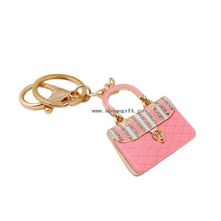 Rhinestone آویز کیف پول کیف پول مفت را خود کیف آویز کیف keychain شکل تاشو