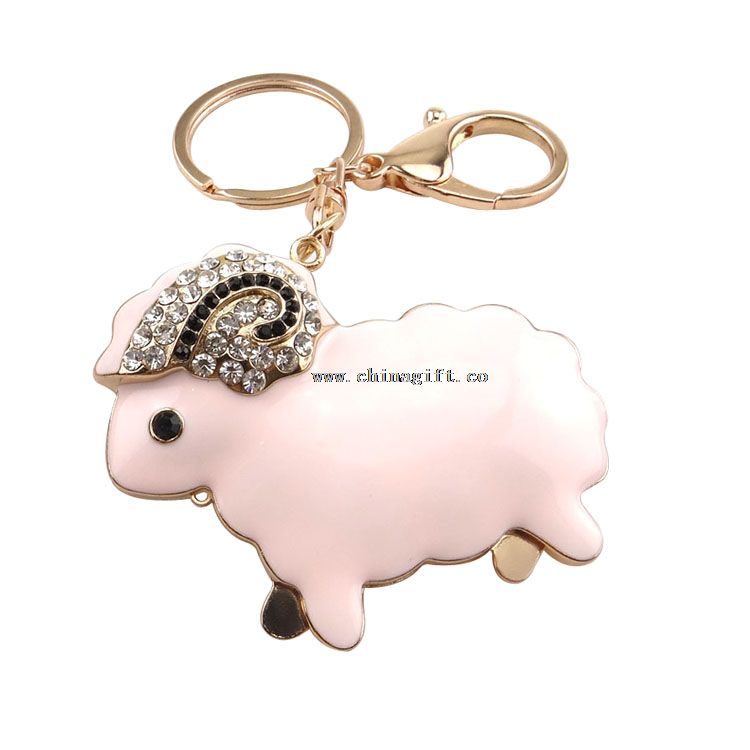 Sheep keychain new gift items for 2016 key fob hardware key ring