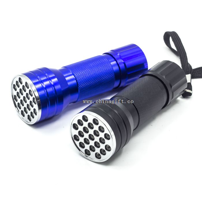 21 uv LED led senter