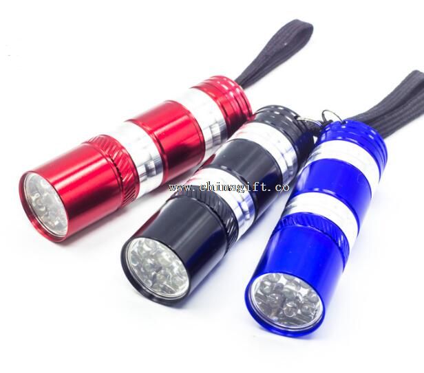 3 AAA 9 uv led torcia elettrica