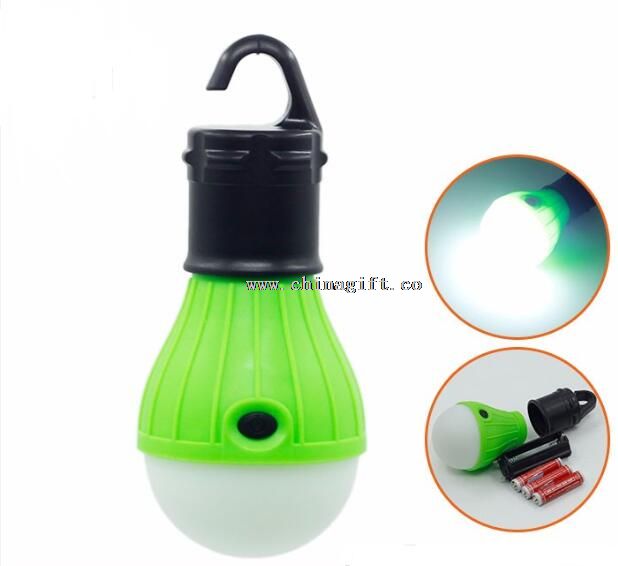 3 led bulb camping mini lantern with hook