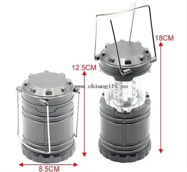 30 LEDs collapsible AA battery led camping light