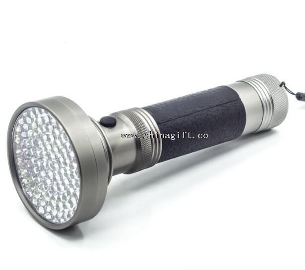 6 AA 100 LED uv light torch