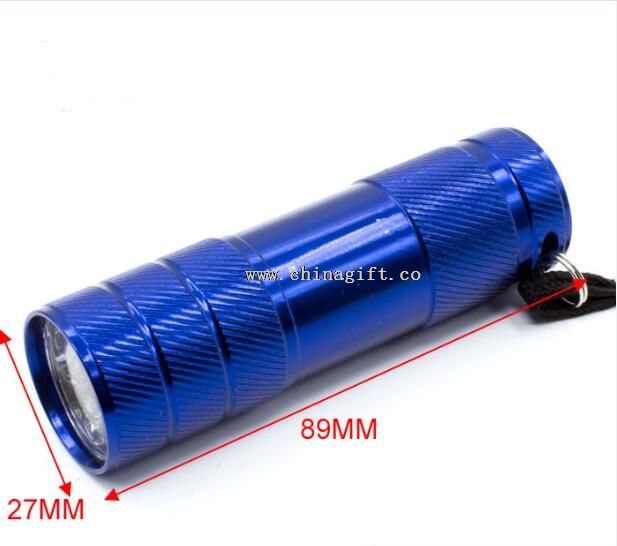 9 LED portable flashlight