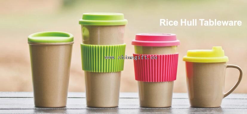 Custom rice hull milk mugs and cups