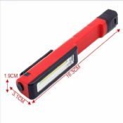 3W COB LED Pocket penna form inspektion ljus med roterande magnetiska klämman images