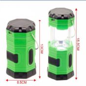 USB Mobile Charger AC dan isi ulang Solar 6LEDs berkemah lentera led images