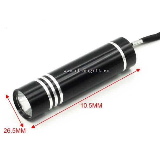 Torcia luminosa piccolo 1W in alluminio