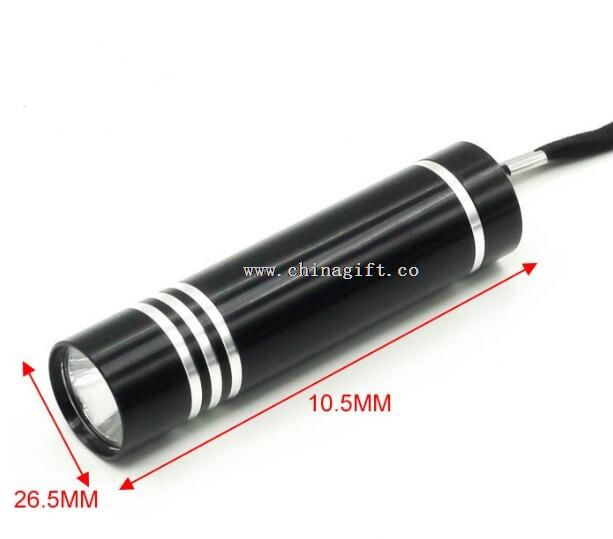 1W aluminum small bright flashlight